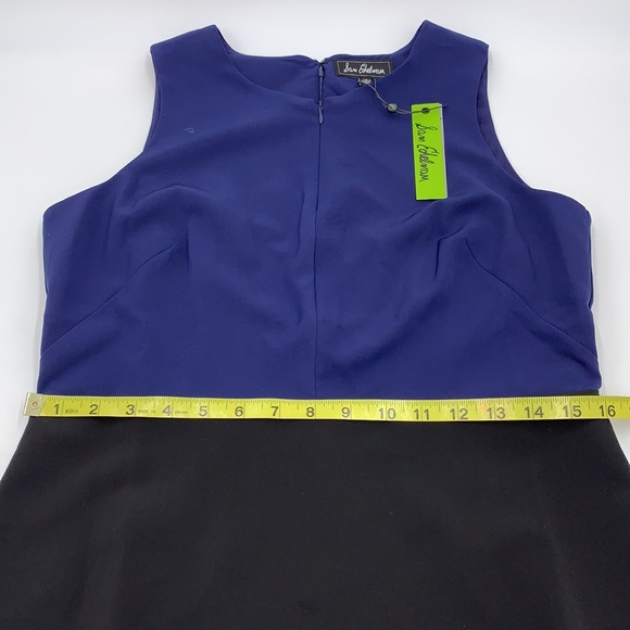 Sam Edelman Two-Tone Navy / Black Sheath Dress Size 10 - Picture 9 of 10